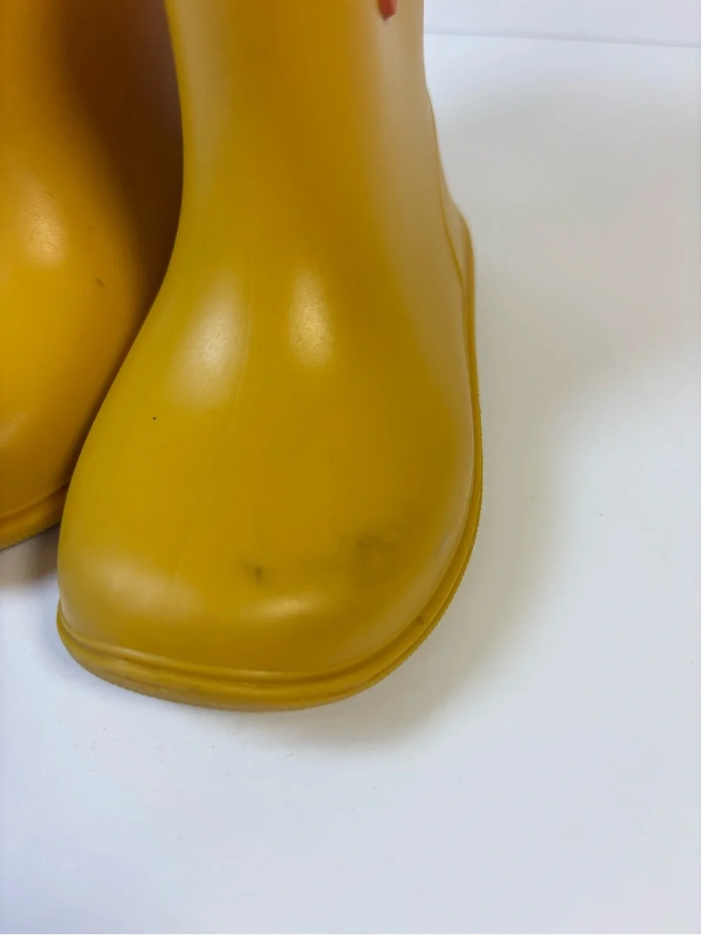 Tree Grandpa Toddler Rain Boots Size 14 Rubber Yellow Duck US 7/8